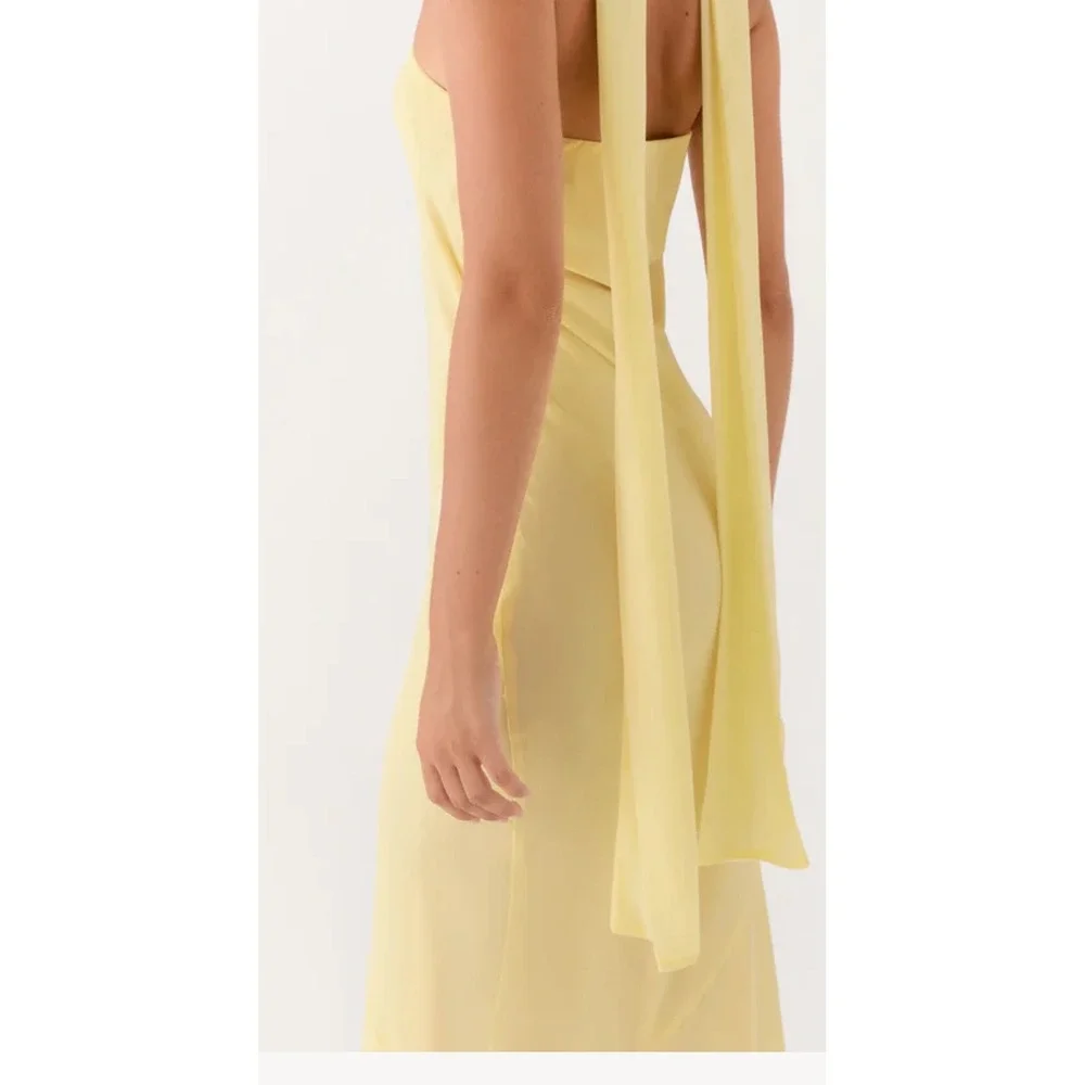 Peppermayo Under The Pagoda Maxi Dress Yellow Size 4 New With Tags - Picture 3 of 10